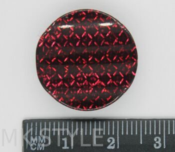 Пуговицы (d-22,8 мм.) - красная
