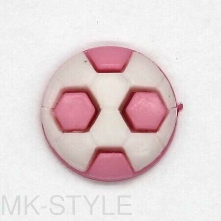 Пуговицы детские "Мячики" (d-16 мм.) - розовые