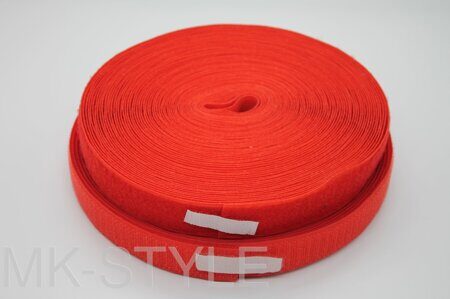 Липучка для одежды (красная) - 2,5 см. (25 мм.)