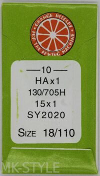 Иглы для бытовых швейных машин "Orange" HA х 1, 130/705H