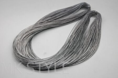 Шнур нитка (d - 0.9 мм.) - серебристый