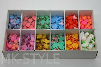 Набор кабошон - 12 видов (1,7 х 1,9  см.) - 01/0919Assorti